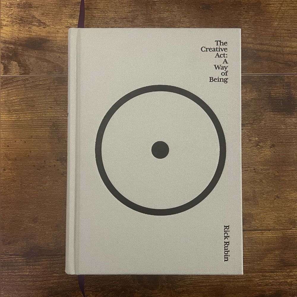 The Creative Act Hardcover Book by Rick Rubin NWT